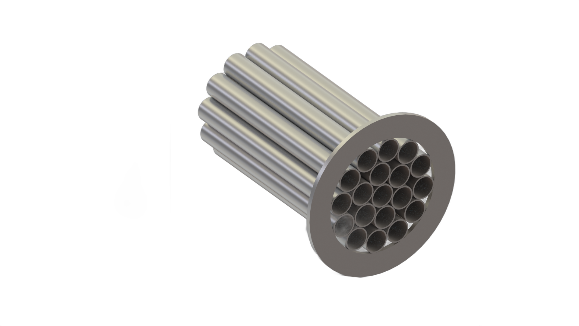 BETFITT tube-bundle flow conditioner — flange-end view