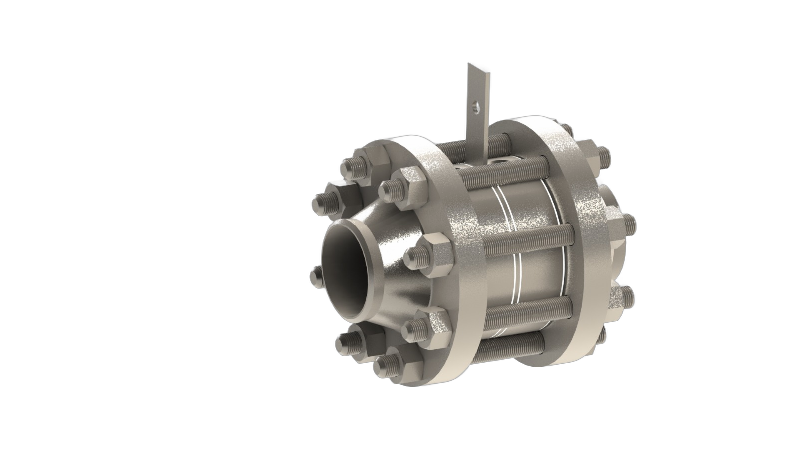 Carrier ring orifice assembly — ring and studs