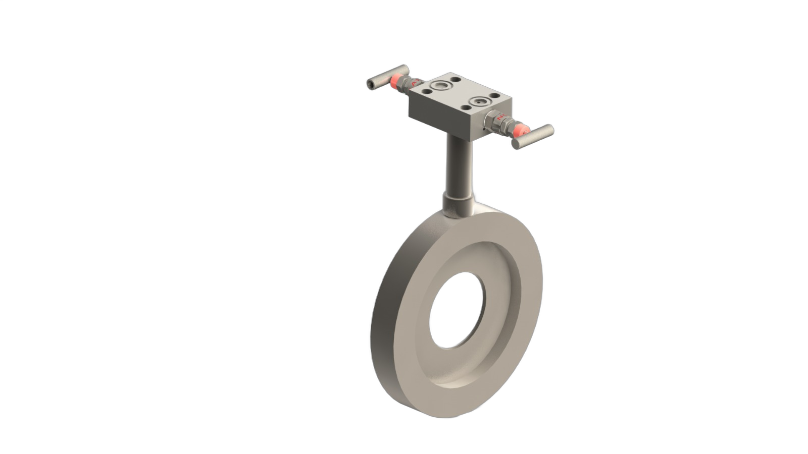 Compact orifice assembly — meter-run spool