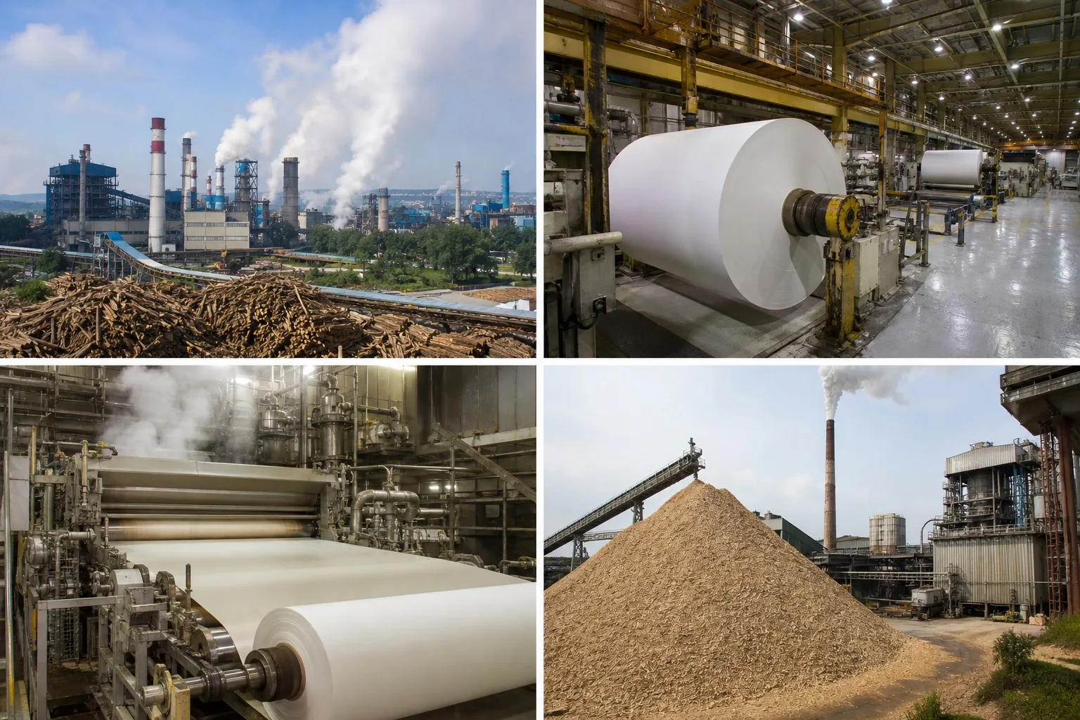 Indian paper and pulp mill manufacturing facility